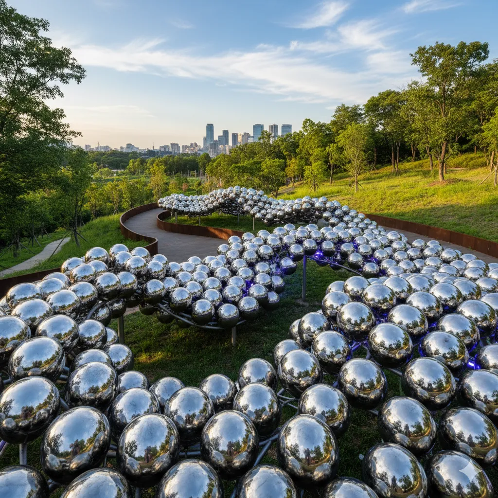 Sculptural art installation