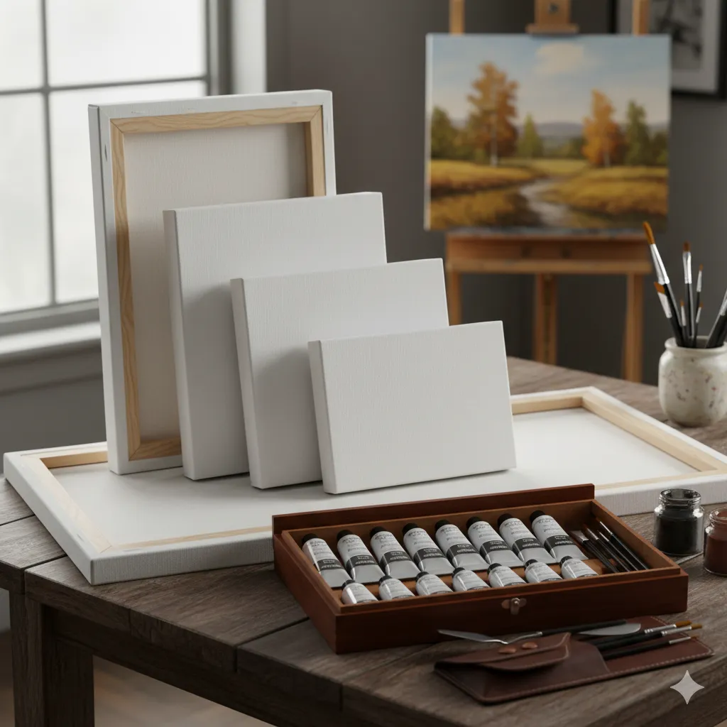 Premium art canvas set